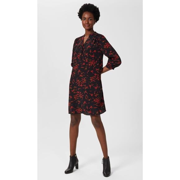 Hobbs London Katarina Floral Tunic Mini Dress US Size 6 Womens - Picture 1 of 16